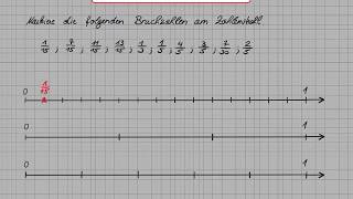 M2 Bruchzahlen am Zahlenstrahl [upl. by Wilen]
