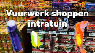 vuurwerk shoppen intratuin [upl. by Suiram]