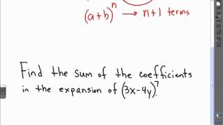 ACT Math Binomial Theorem [upl. by Janey]