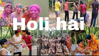 Holir anondo😄 amritasworld westbengal holicelebration2024 VloggerSathi Diprajvlog [upl. by Gerdi]