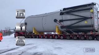 Massive 12000 tube Flue Gas Condenser that weighs nearly 200tons  Estanc [upl. by Notsur]