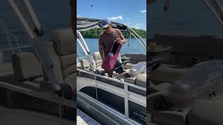 A quickdeploying fullcoverage pontoon fender that stays in place fender pontoon boats lake [upl. by Akoyin]