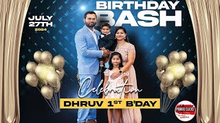 PrakkiClicks  Dhruv 1st Birthday Party  Venango Trails  Pittsburgh USA [upl. by Haidabez37]