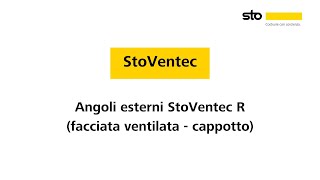 18 Angoli esterni StoVentec R Facciata ventilata  cappotto [upl. by Doykos]