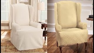 Slipcover For Wingback Chair [upl. by Lamberto]