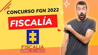 Concurso de méritos FGN 2022 − Fiscalía General de la Nación [upl. by Ymirej]