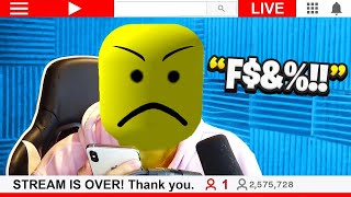 Roblox Forgot To END Their Stream [upl. by Anotyal]