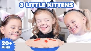 3 Little Kittens  Nursery Rhymes  Kids Songs [upl. by Elmajian]