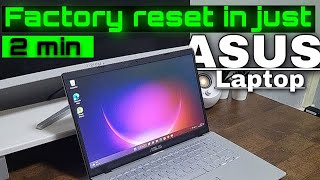 Asus laptop factory reset hindi how to factory reset windows 10 how to format asus laptop [upl. by Eigla]