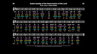 Easter Sunday of the Resurrection of the Lord Introit Hymn Tietze  LAUDA ANIMA [upl. by Samuella]