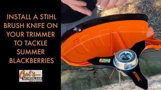 Transform Your Trimmer with the STIHL Blade Installation Kit [upl. by Mommy495]