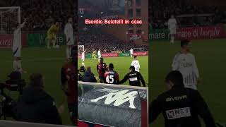 GENOA ESORDIO BALOTELLI IN CASA genoa seriea genoacfc shorts [upl. by Ecnaled]