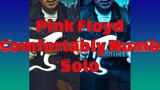 Pink Floyd Comfortably Numb Solo Double Audiogoshki improvisation [upl. by Llesig537]