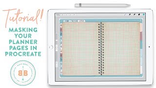 Masking Your Digital Planner Pages in Procreate [upl. by Vernier]