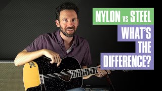 Nylon String vs Steel String guitar guitar [upl. by Bellew]