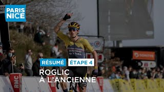 ParisNice2021  Étape 4  ChalonsurSaône  Chiroubles  Roglic à lancienne [upl. by Shulins]