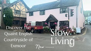 Explore Beautiful Charming Villages and Countryside  Dunster and More [upl. by Ahtenek961]