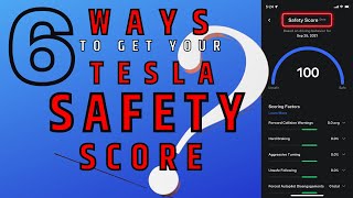 How to Get your Tesla Safety Score Updated version [upl. by Selrahcnhoj]