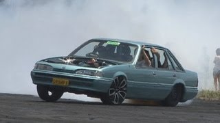 Turbo VL GRAMPA burnout at Burnout Warriros 2012 [upl. by Devan887]