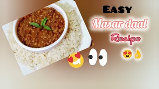 Easy Masar daal recipe 😍👌try it now [upl. by Eelymmij159]