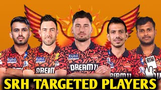 IPL 2025  SUNRISERS HYDERABAD TARGETED PLAYERS IN MEGA AUCTION  SRH TARGETS  SRH  IPL 2025 [upl. by Dde]