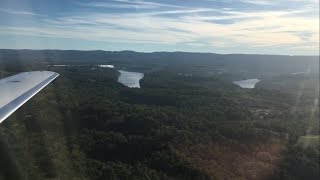 FLYING INTO MORGANTOWN WV UNIVERSITY OF WEST VIRGINIA ON A CESSNA CITATION CJ2 [upl. by Sillyhp654]