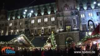 Hamburger Weihnachtsmarkt 2012 auf dem Rathausmarkt [upl. by Haneehs]