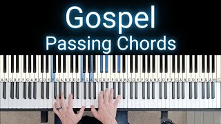 Gospel Passing Chords for Worship Music  5 Song Examples [upl. by Houston]