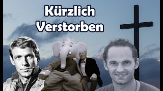 Trauer um vor kurzem verstorbene Berühmtheiten die uns verlassen haben [upl. by Loats]