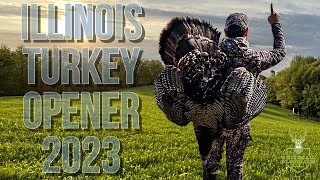 Illinois Turkey Opener 2023  Gobbler down on first hunt of the year [upl. by Zwiebel]