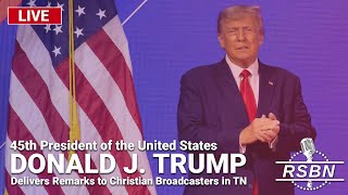 LIVE Trump to Address Christian Broadcasters at NRB Convention  22224 [upl. by Rehpotsirh767]