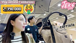 Empiezan las preocupaciones económicas 😨  Tour en la feria de artículos para bebé en Corea vlog [upl. by Retsevel510]