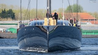 Taming the Beast Royal Huismans 58m 190ft sloop Ngoni first sailing [upl. by Sined891]