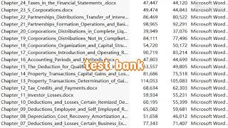 test bank for SouthWestern Federal Taxation 2024 Comprehensive 47th Edition by James Young [upl. by Cornel]