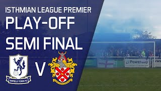 Isthmian League Premier Play Off Semi Final  Enfield Town V Hornchurch  Highlights [upl. by Dlaner]