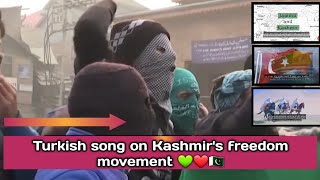 Turkish song on Kashmirs freedom movement  Kashmir Vo Ice [upl. by Ytinirt787]