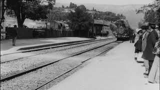 HD 60 fps Sound Arrival of a Train at La Ciotat  The Lumière Brothers  1896  First Film [upl. by Ahsiner649]