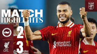 BRILLIANT Gakpo Double amp Diaz Goal Brighton 23 Liverpool  Carabao Cup Highlights [upl. by Mariken]