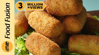 Chicken Potato Croquettes Recipe By Food Fusion [upl. by Madeline]