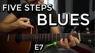 Learn This Simple Blues in Five Simple Steps [upl. by Esina]