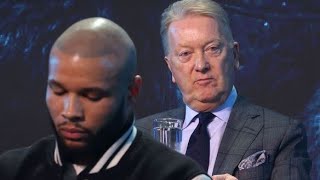 Chris Eubank Jr apologises and retracts scumbag remarks after wild Frank Warren outburst [upl. by Odlabu]