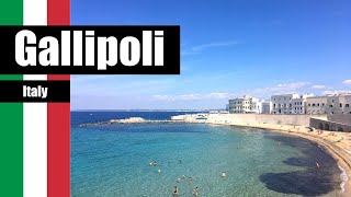 🇮🇹 Day Tripping to Gallipoli  Southern Puglia Region Italy [upl. by Eecyaj766]