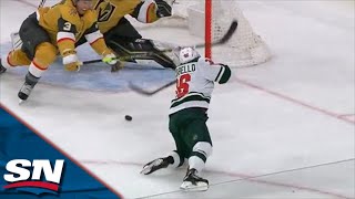 Mats Zuccarello Equalizes For Wild With 06 Seconds Remaining In Period [upl. by Yrdua]