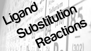 Ligand substitution reactions [upl. by Gehman659]