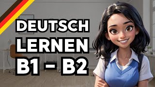 Deutsch lernen mit Geschichten  Deutsch B1 B2  Ein Tag als Lehrer  Learn German  German Story [upl. by Ddet370]