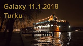 MS Galaxy visiting Turku  Jan 2018 [upl. by Yelsa506]