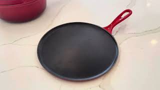 Le Creuset Crepe Pan From Parisian Crepe to Fluffy Pancake [upl. by Rainwater]