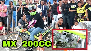 GILA  MX 200cc vs NINJA 155cc [upl. by Pirozzo]