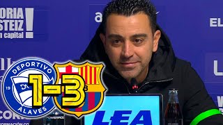 RUEDA PRENSA XAVI DEPORTIVO ALAVÉS 13 FC BARCELONA [upl. by Pinto]