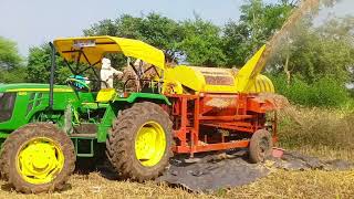 New john deere 5310 crdi tractor with vardhman thresher [upl. by Analaj]